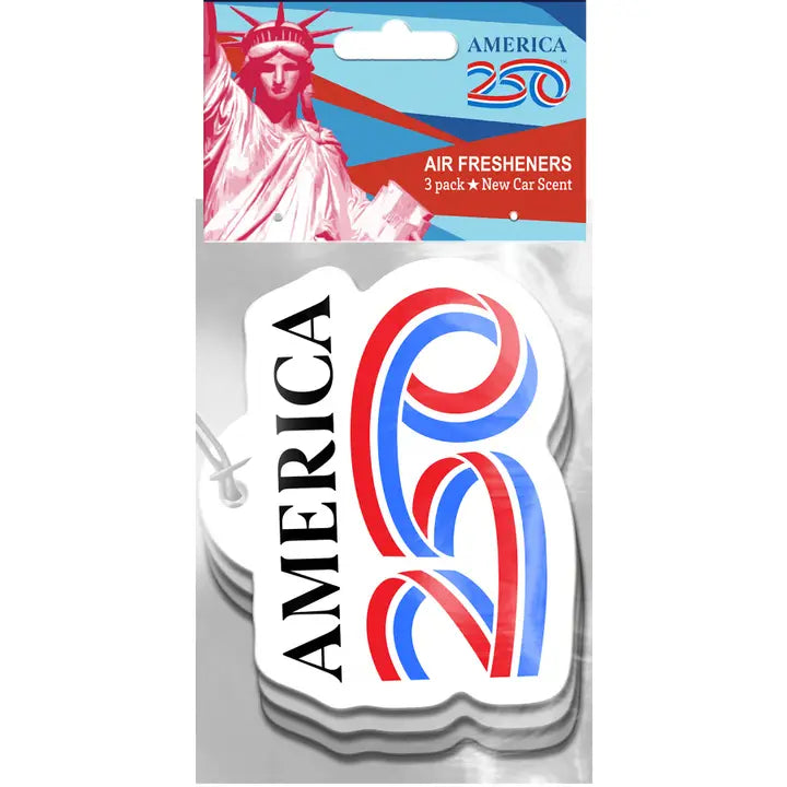 America 250 Air Freshener 3 Pack