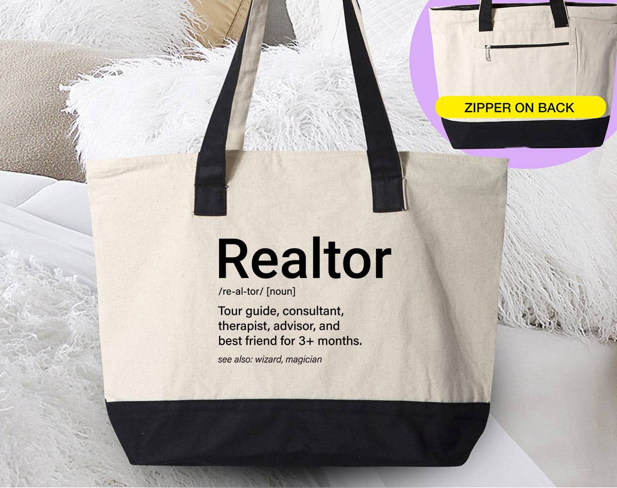 Realtor Definition Canvas Tote