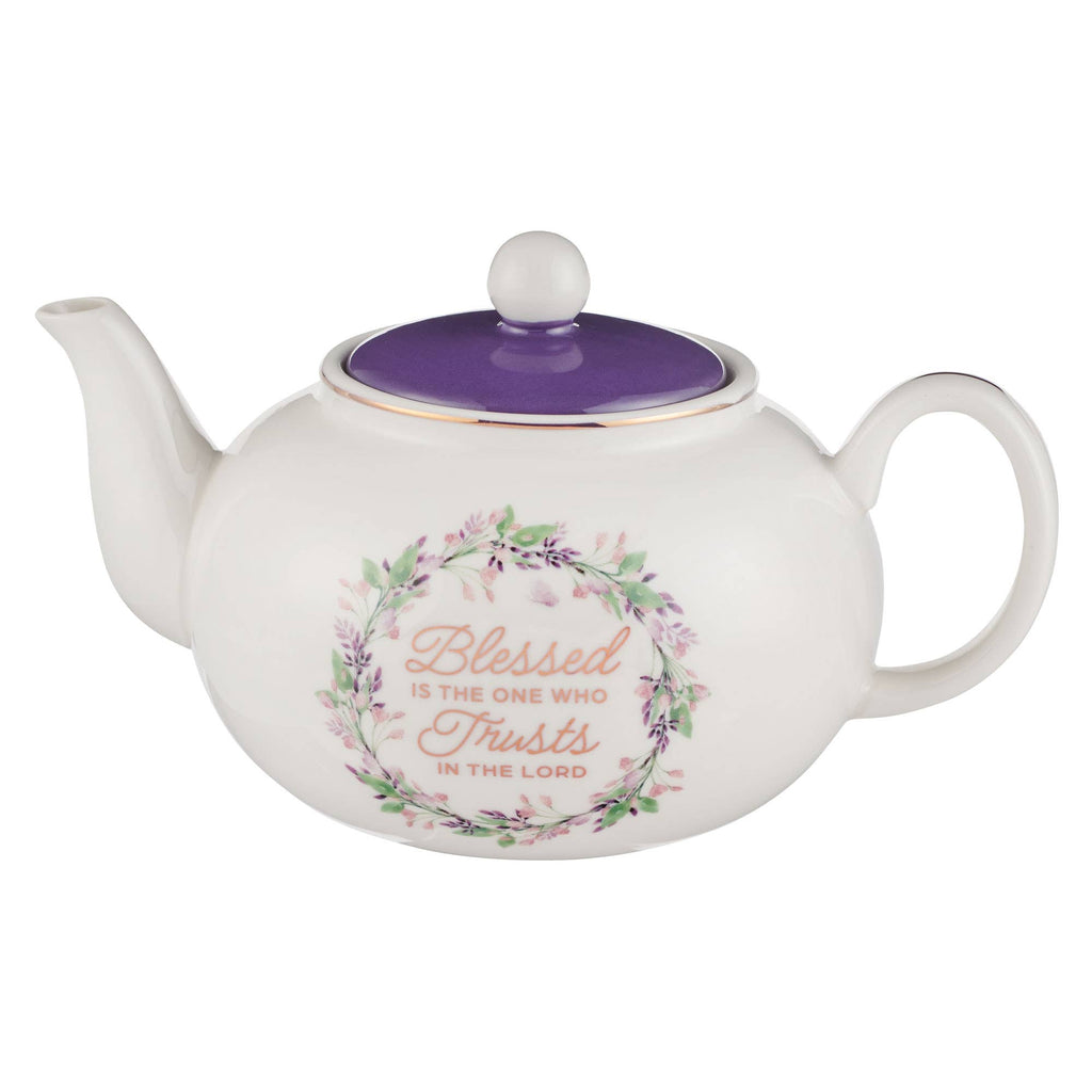 Blessed Is The One Who Trusts In The Lord Jer. 17:7 Teapot