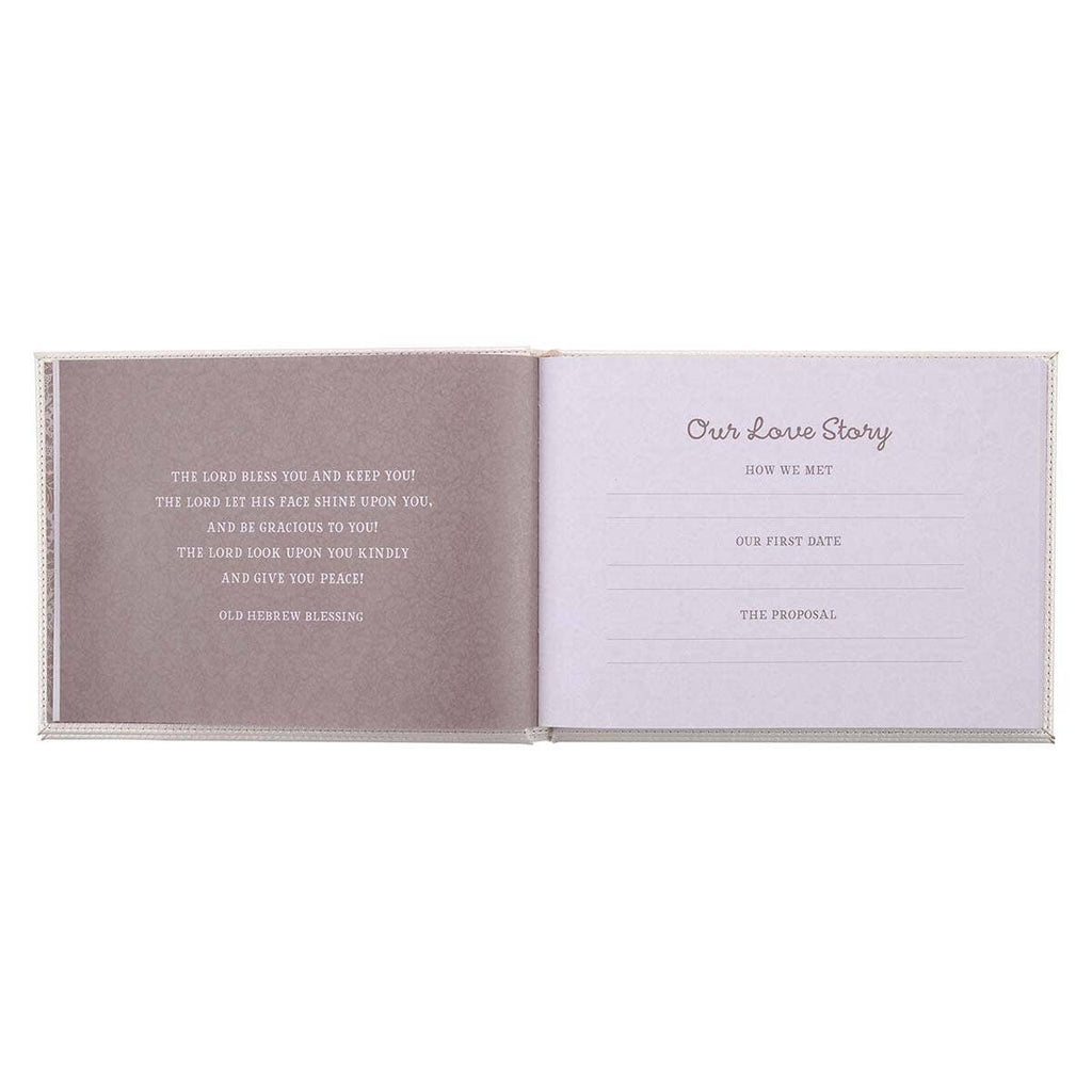 Guest Book White/Gold Mr. & Mrs. Better Together