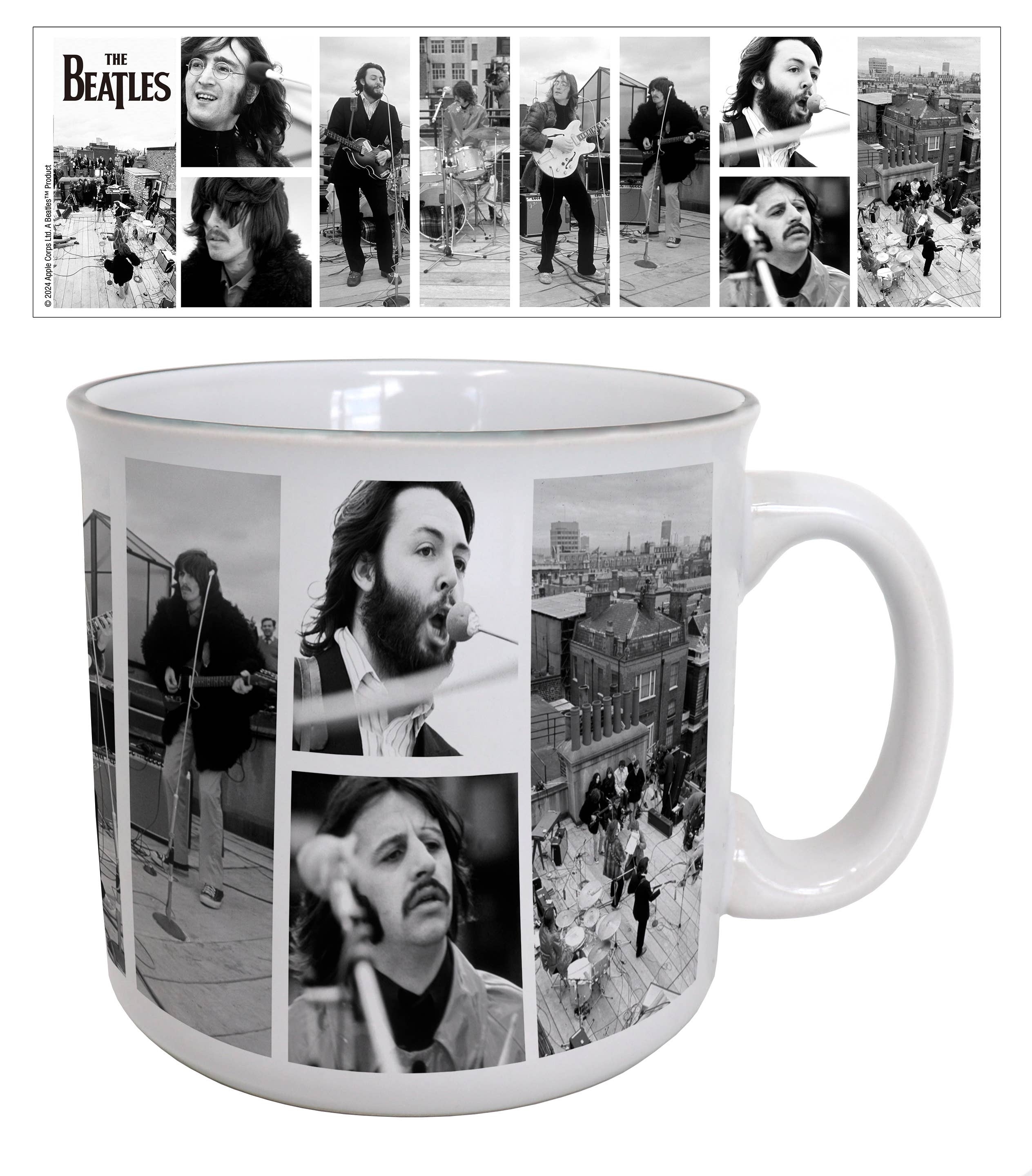 The Beatles- Rooftop Concert 20oz Camper Mug