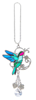 Hummingbird Colorful Car Charm