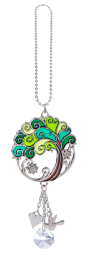 Tree of Life Colorful Car Charm