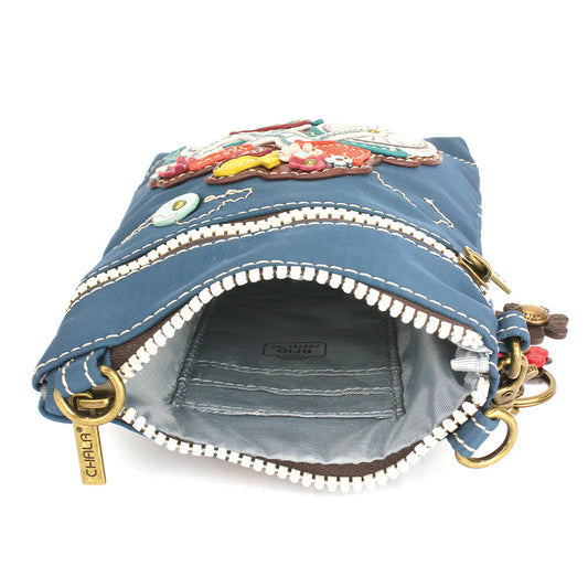 Bicycle Cellphone Crossbody Turquoise