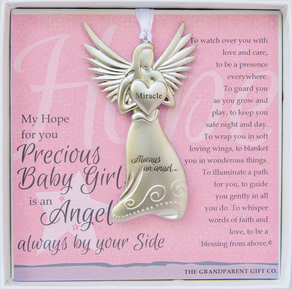 Baby Girl Gift Keepsake Angel Ornament