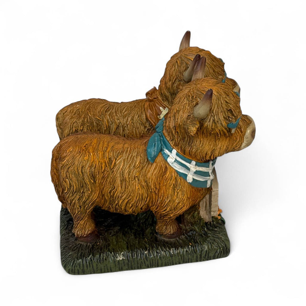 “Hay Girl Hay” Highland Cow Figurine