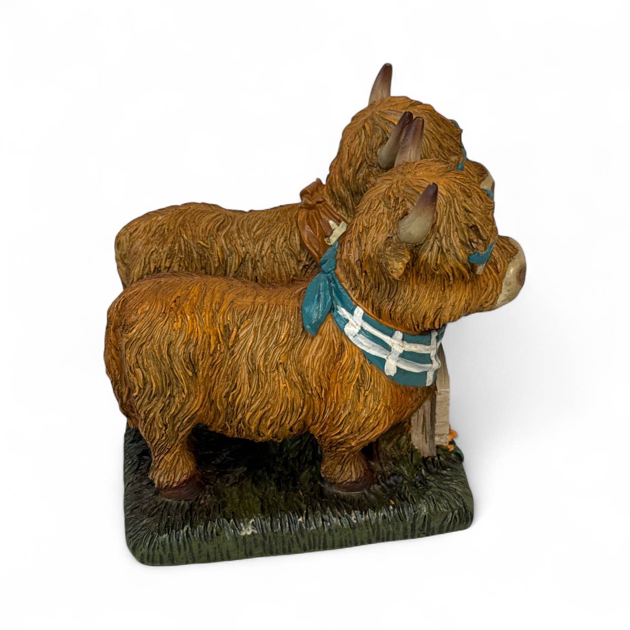 “Hay Girl Hay” Highland Cow Figurine
