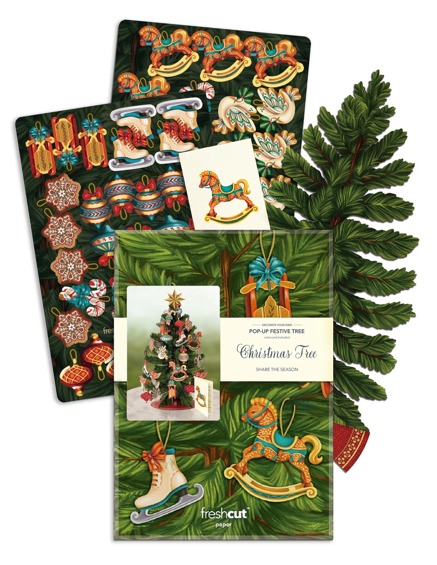 Christmas Tree FreshCut Paper - Pop Up Tree