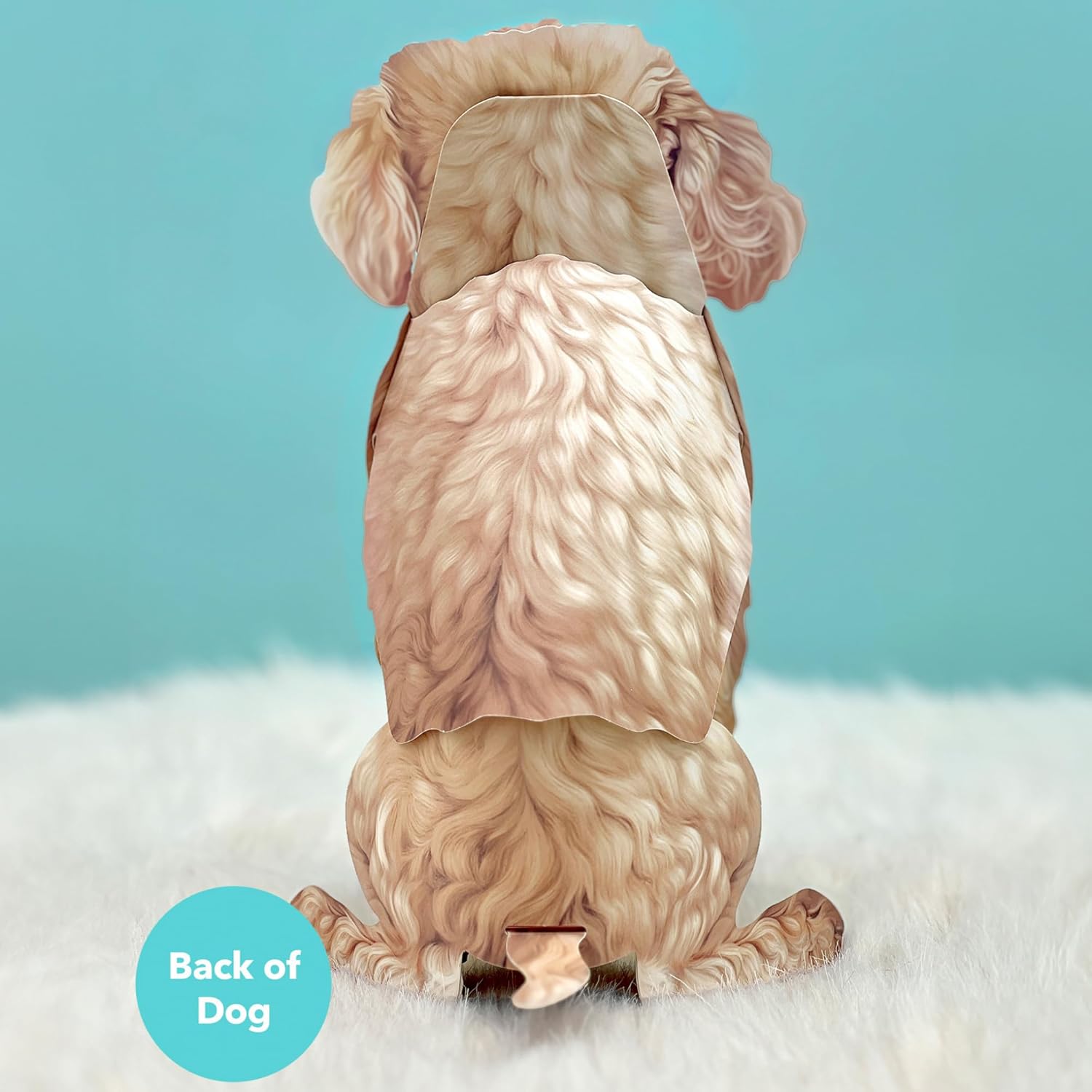 Poodle FreshCut Paper - Pop Up Pet Card