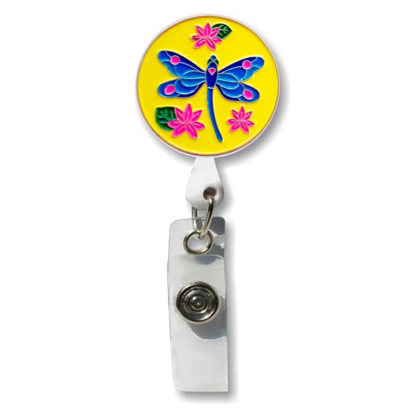 Dragonfly Badge Holder