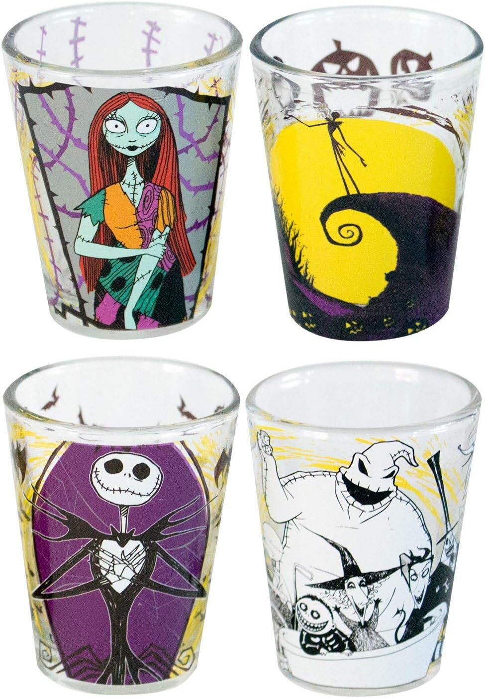 Nightmare Before Christmas 4pc. Mini Glass Set