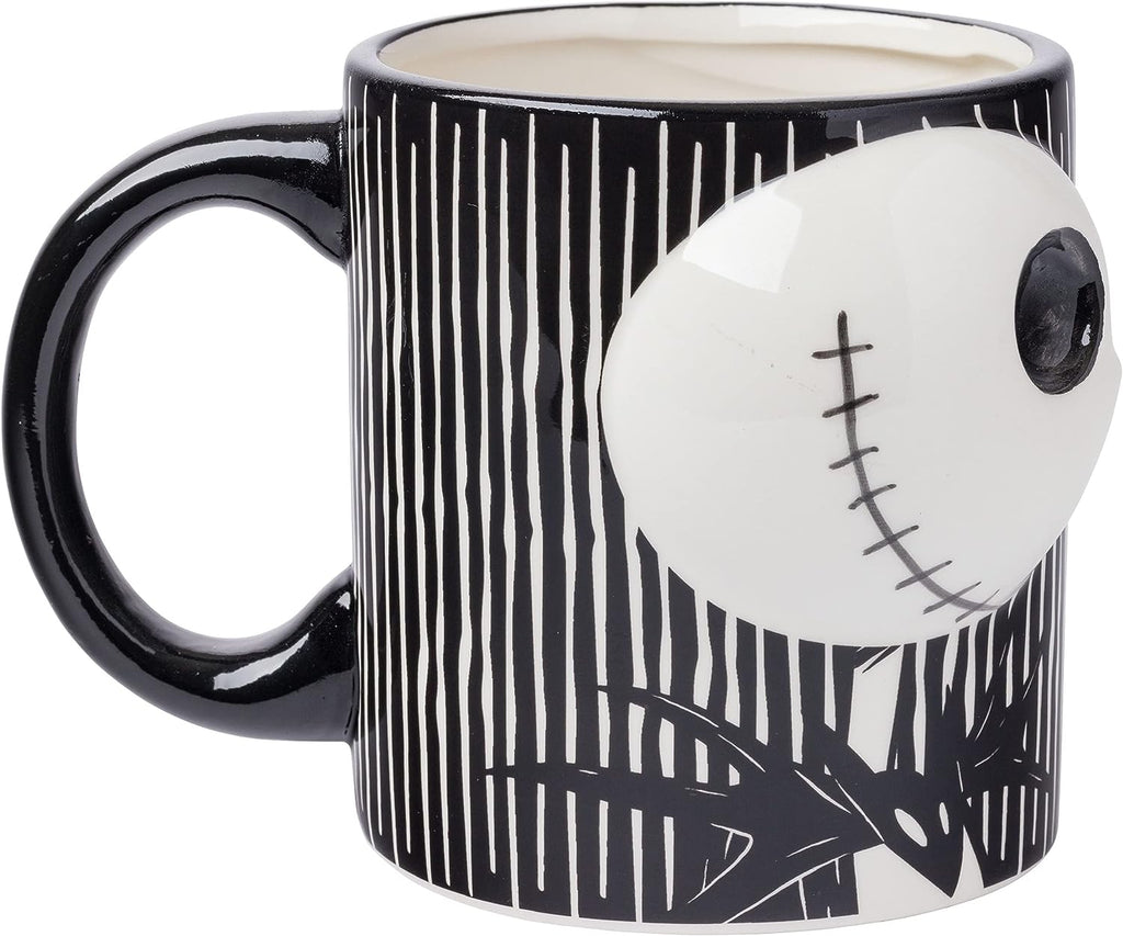 Nightmare Before Christmas 2 pc Sculpted Mug Set