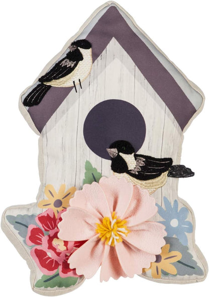 Birdhouse Shaped Pillow Cypress Home