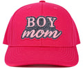 Boy Mom Pink Snapback Hat