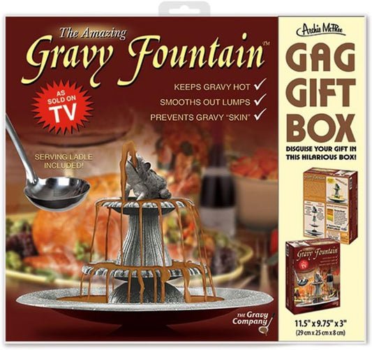Gravy Fountain Gag Gift Box