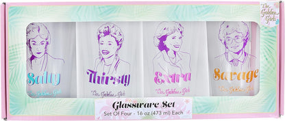 Golden Girls 4pc. Pint Glass Set