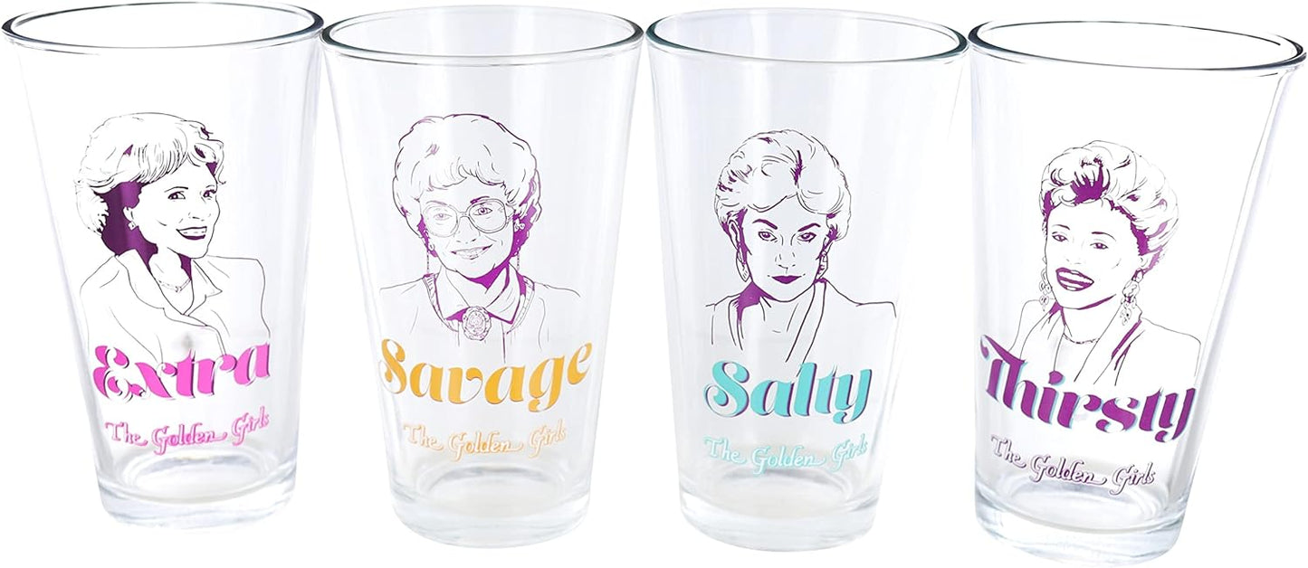 Golden Girls 4pc. Pint Glass Set