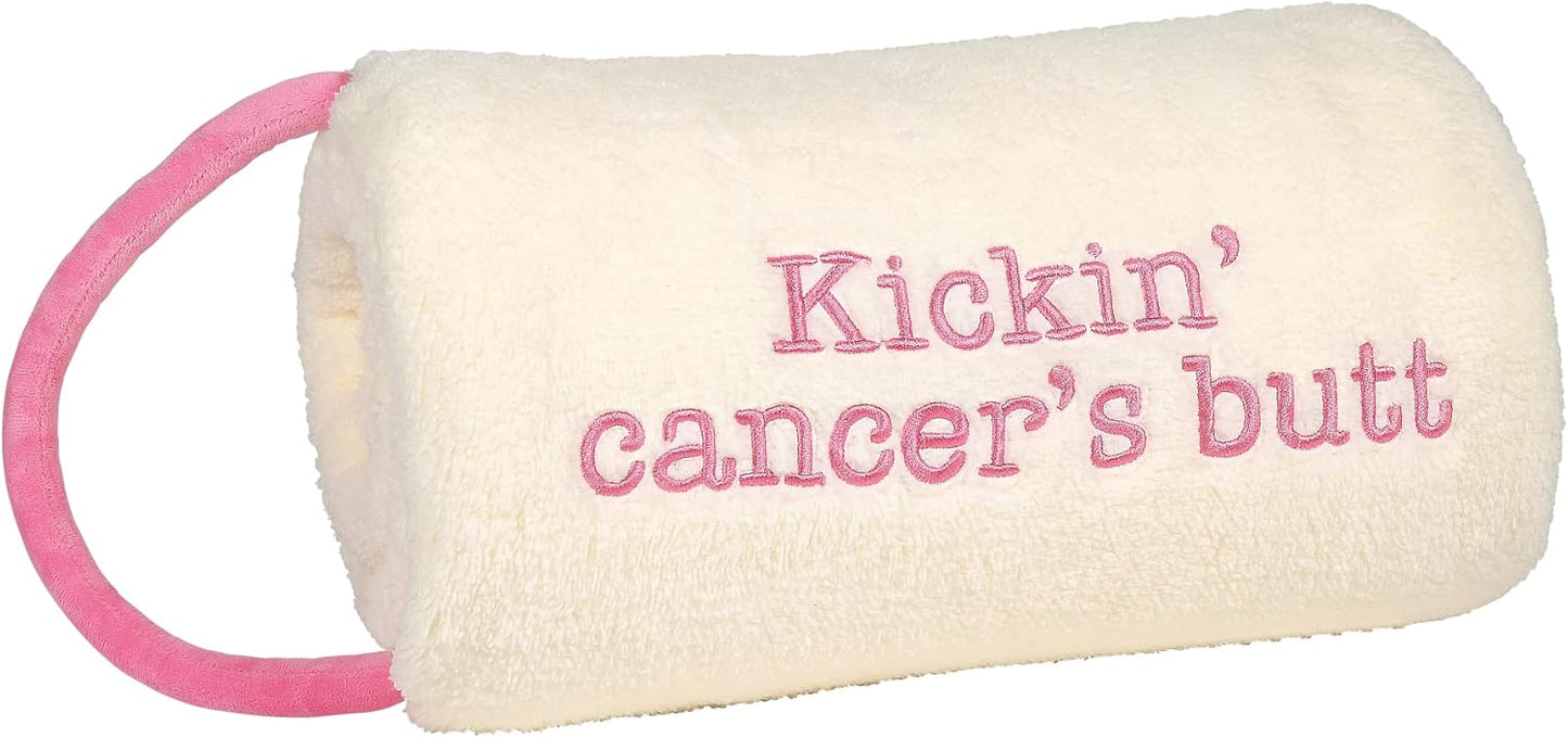 Kickin' Cancer's Butt Fleece Blanket