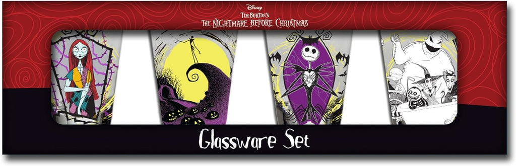 Nightmare Before Christmas 4pc. Mini Glass Set
