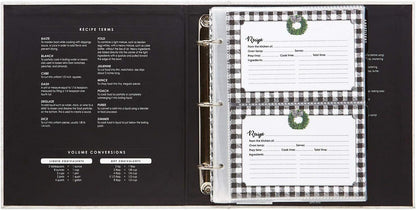 Gather Green Wreath Recipe Book/Binder