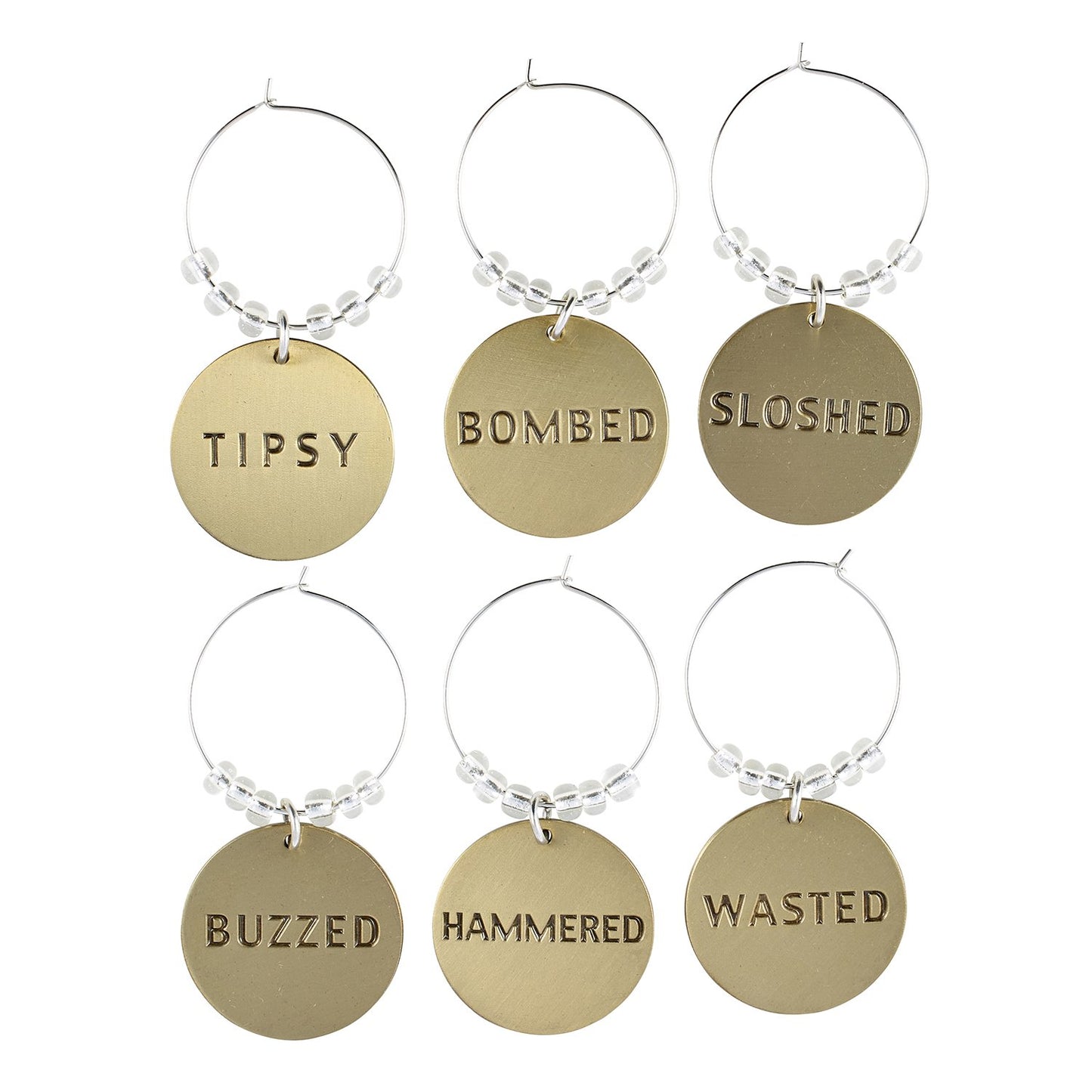 Drunk Wine Glass Charms