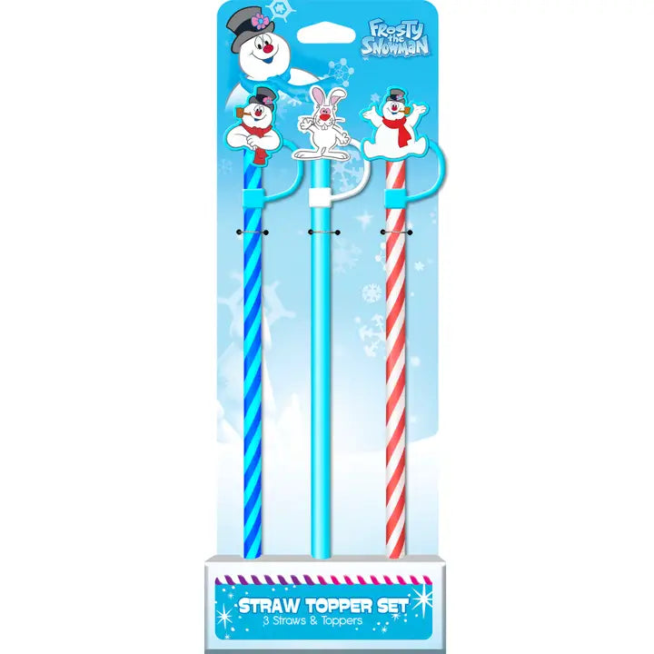 Frosty Straw Topper Set/3