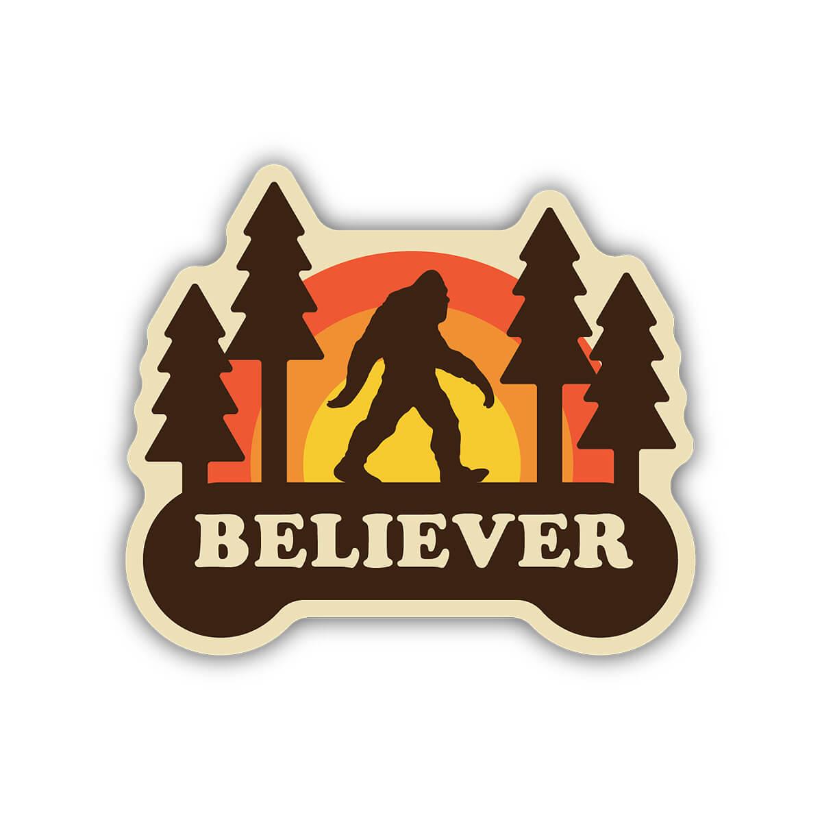 Believer Sasquatch Sticker