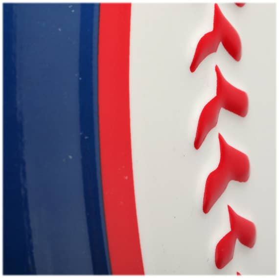 Chicago Cubs Round Baseball Metal Sign