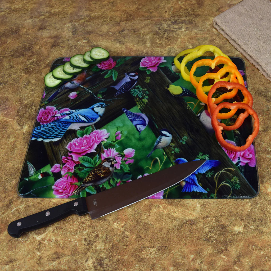 Cutting Board 12in x 16in- Song Birds