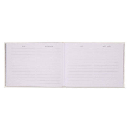 Guest Book White/Gold Mr. & Mrs. Better Together