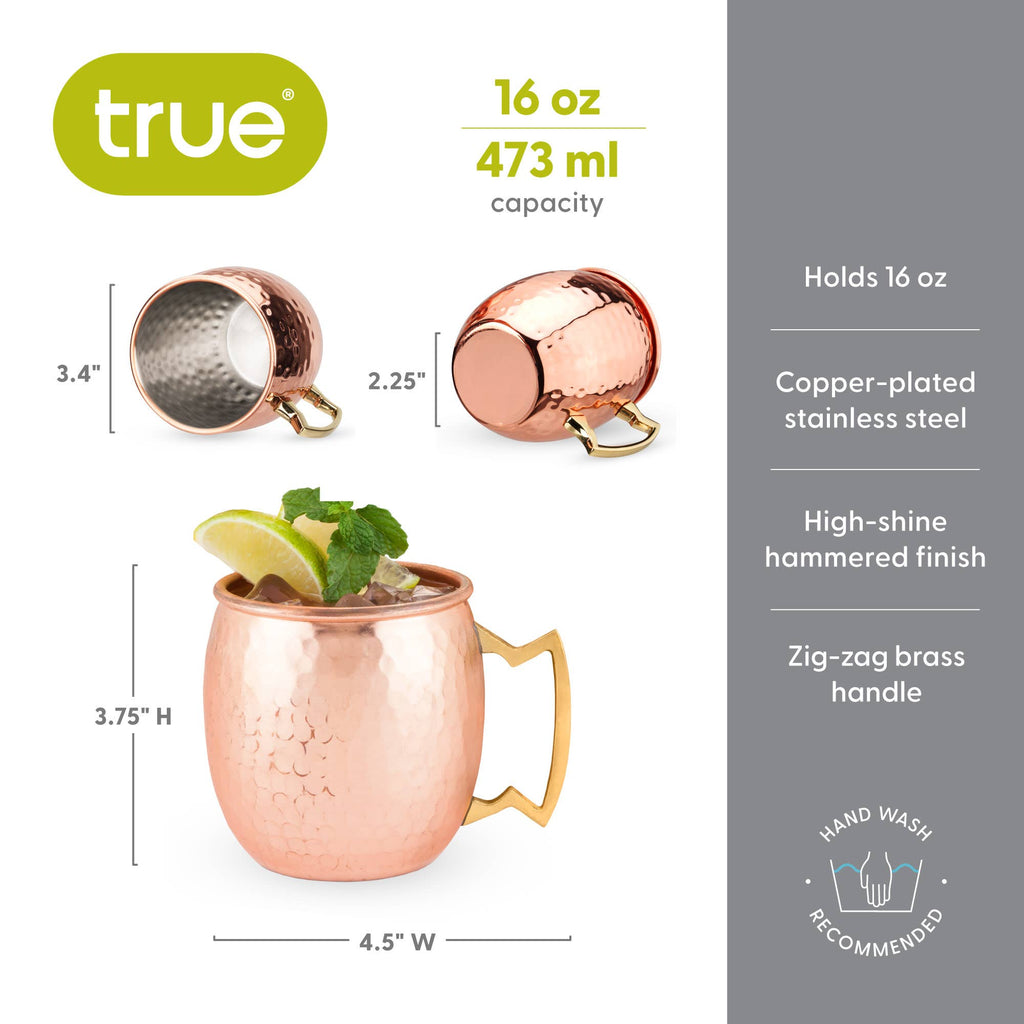 Hammered Copper Moscow Mule Mug