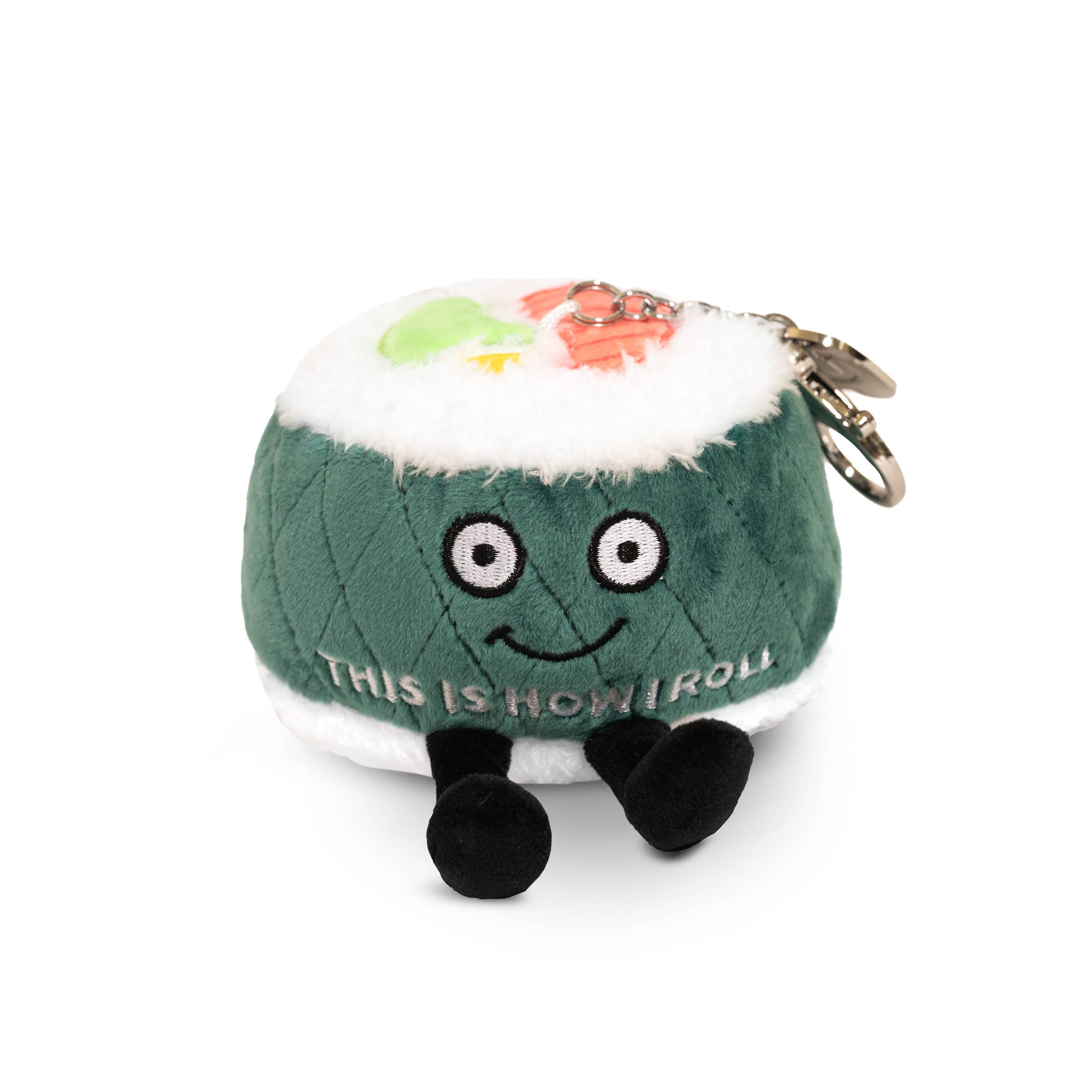 This Is How I Roll Funny Plush Bag Charm