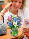 Mini Lilies & Lupines FreshCut Paper - Pop Up Flower Bouquet
