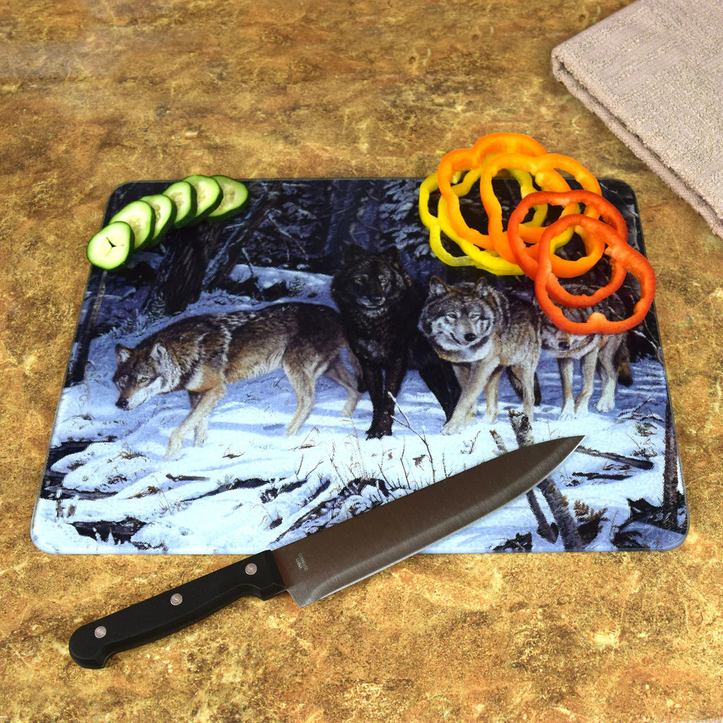 Cutting Board 12in x 16in -Wolf