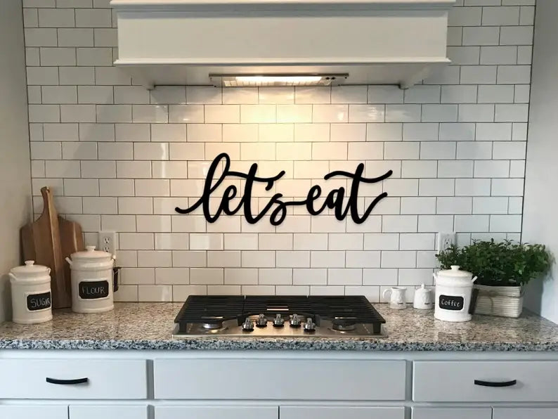 Let's Eat Metal Sign
