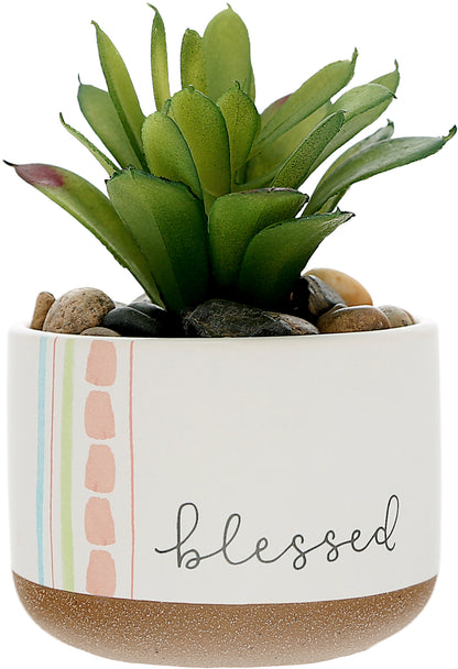 Blessed Artificial Potted Plant