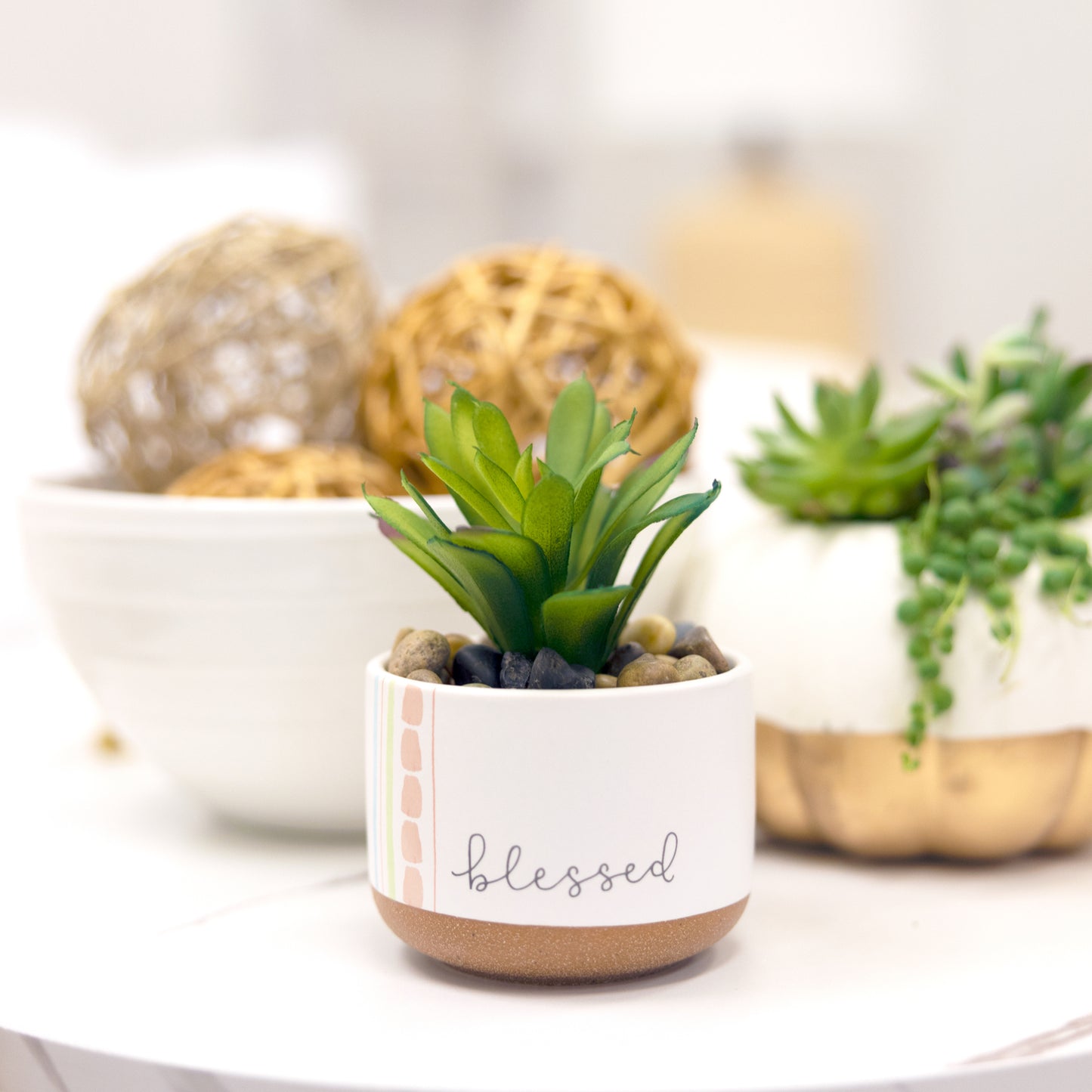 Blessed Artificial Potted Plant