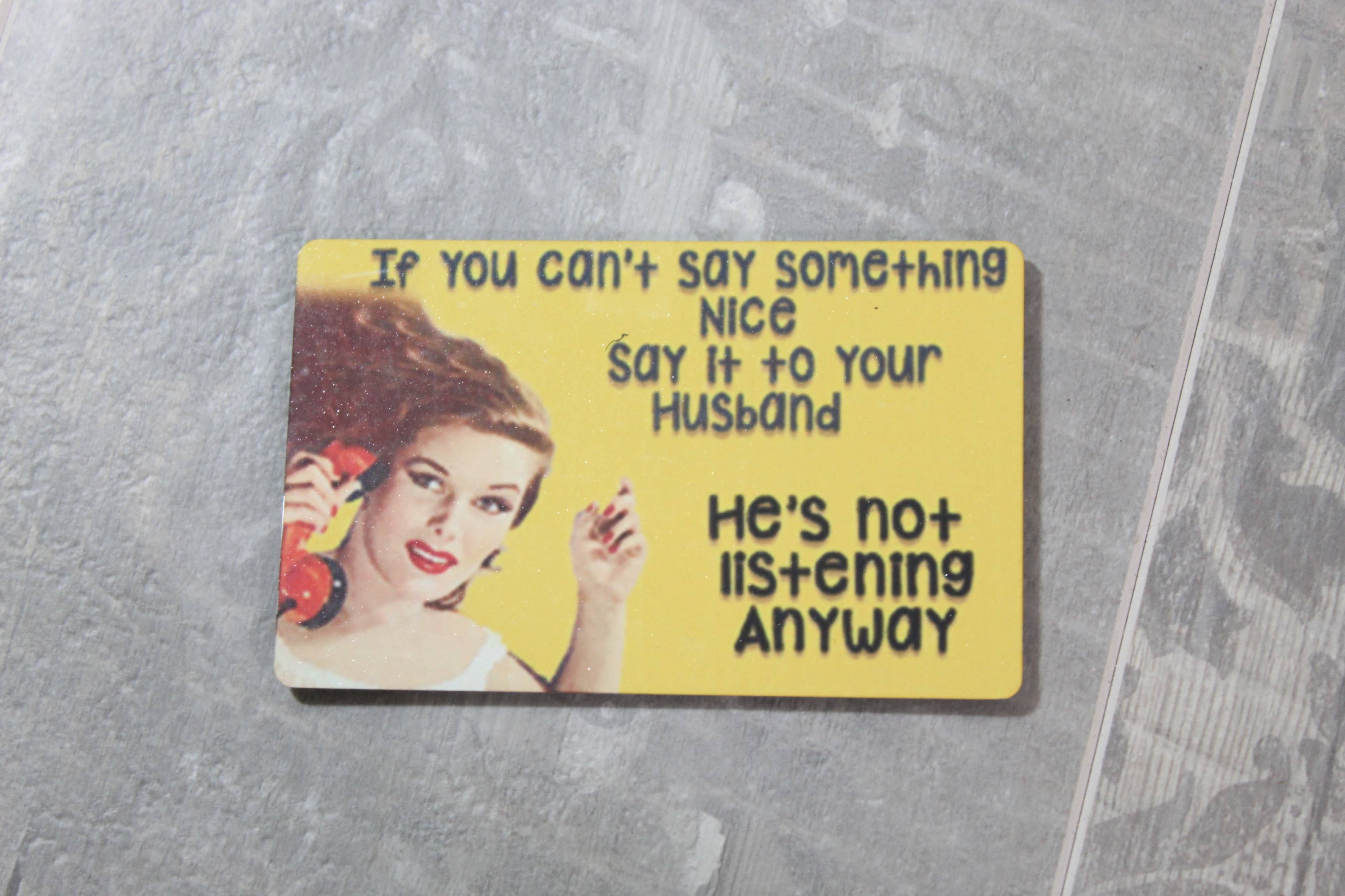 If You Can't Say Something Nice...Magnet