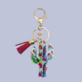 Botanica Acrylic Cactus Bag Charm