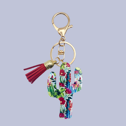 Botanica Acrylic Cactus Bag Charm