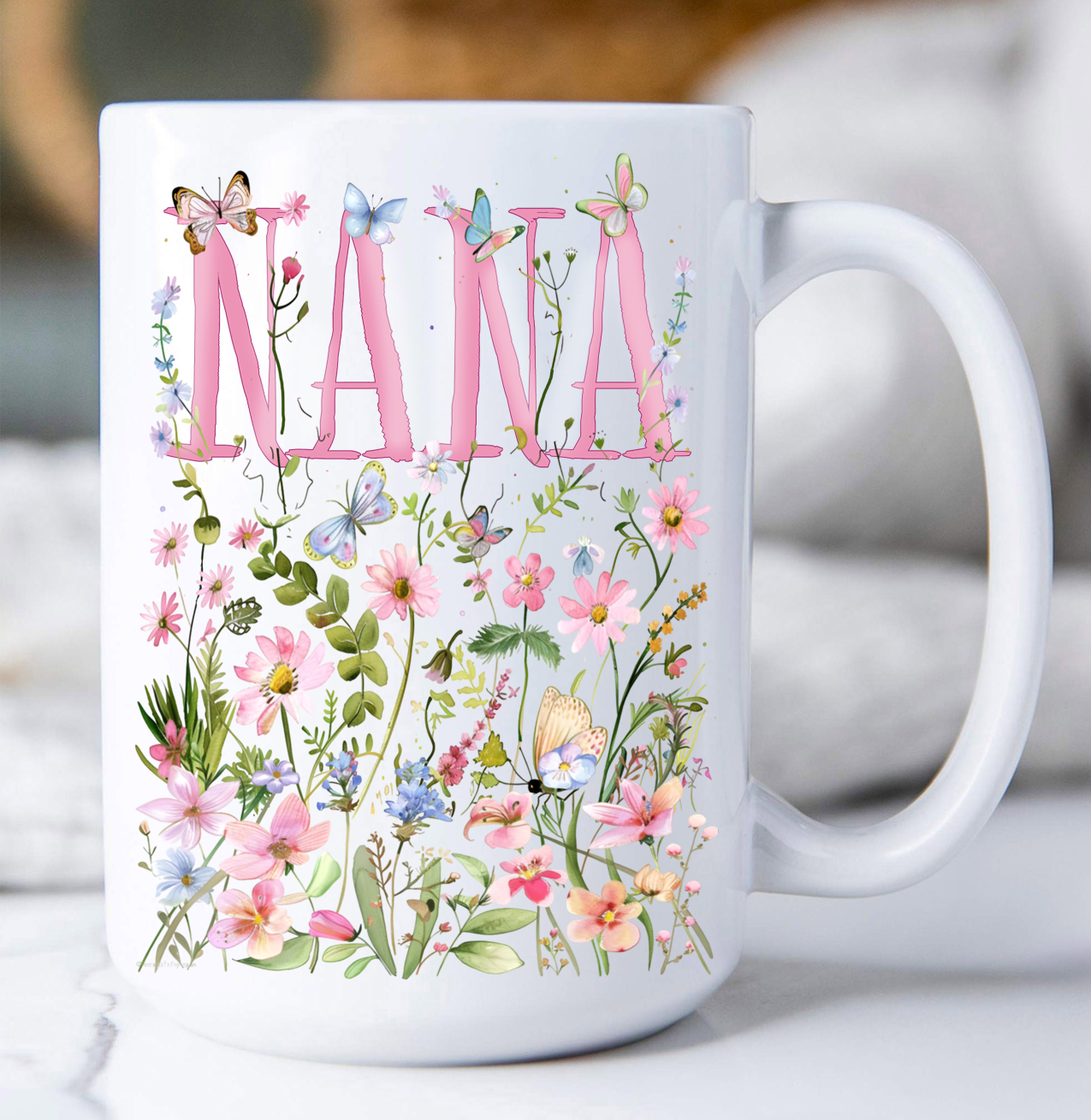 Mother's Day Wild Flowers Nana Coffee Mug