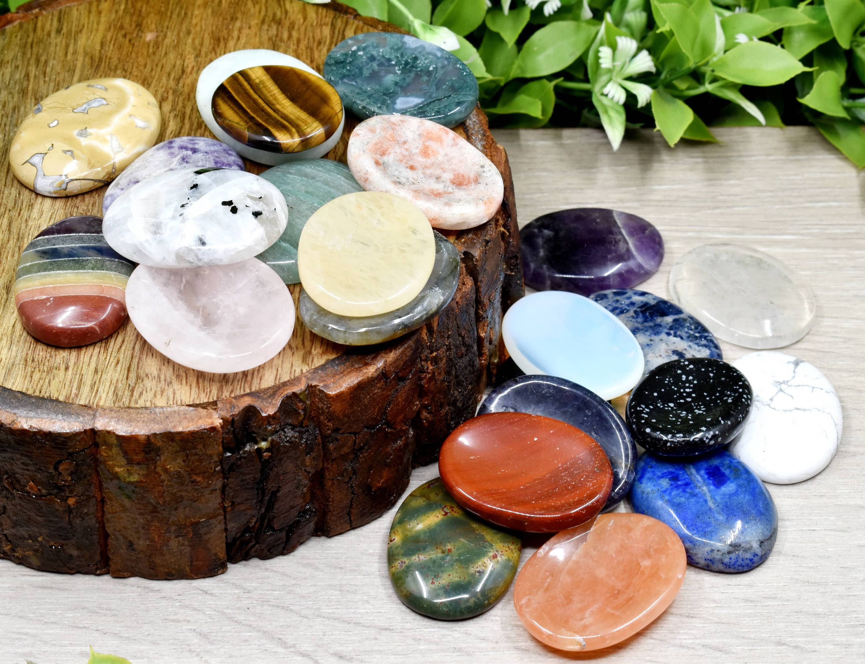 Gemstone Worry/Palm/Thumb Stones