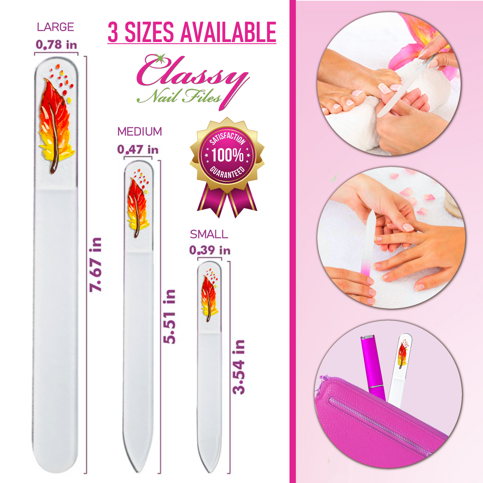 Feather Indian Bird Flight Southwest Hand Painted Nail File: Large