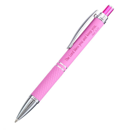 The Lord Bless You Pink Pen in Case 6:24