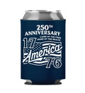 America 250th Anniversary Blue Koozie