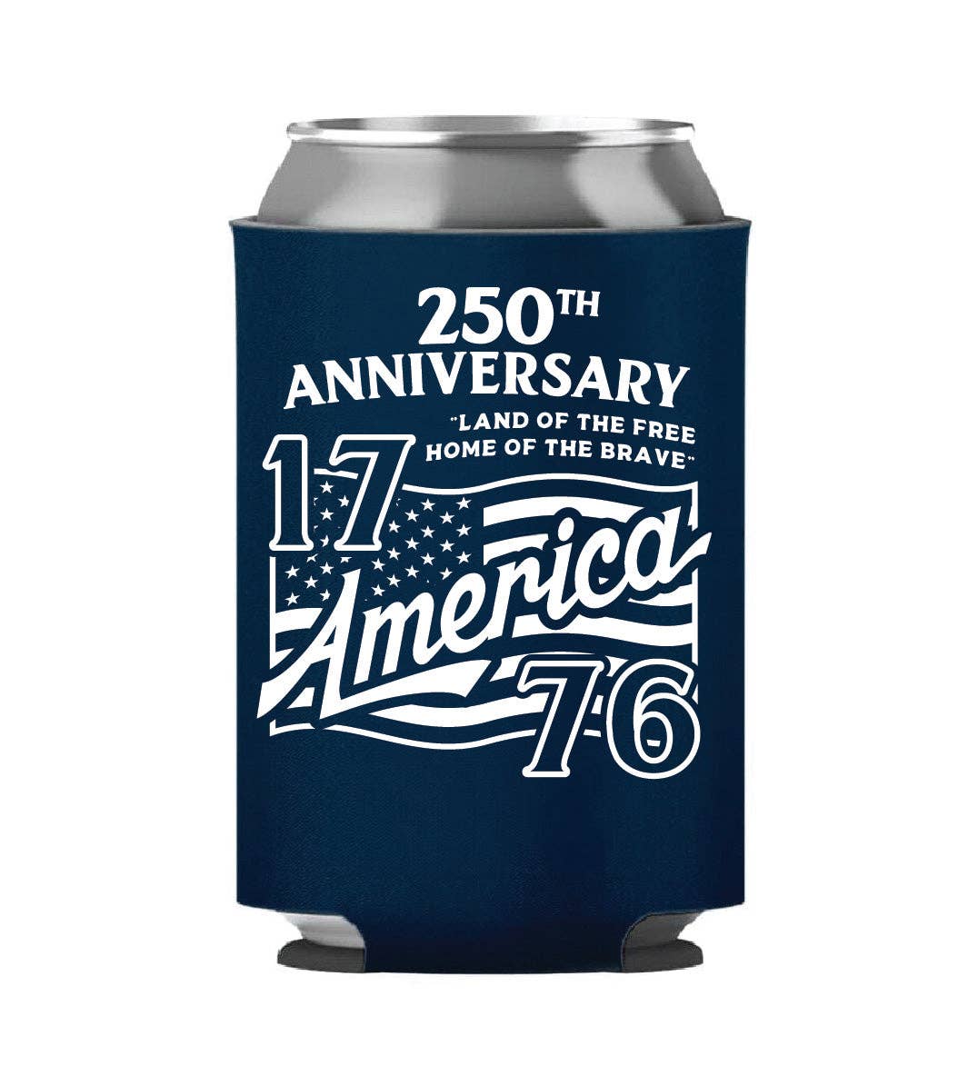 America 250th Anniversary Blue Koozie