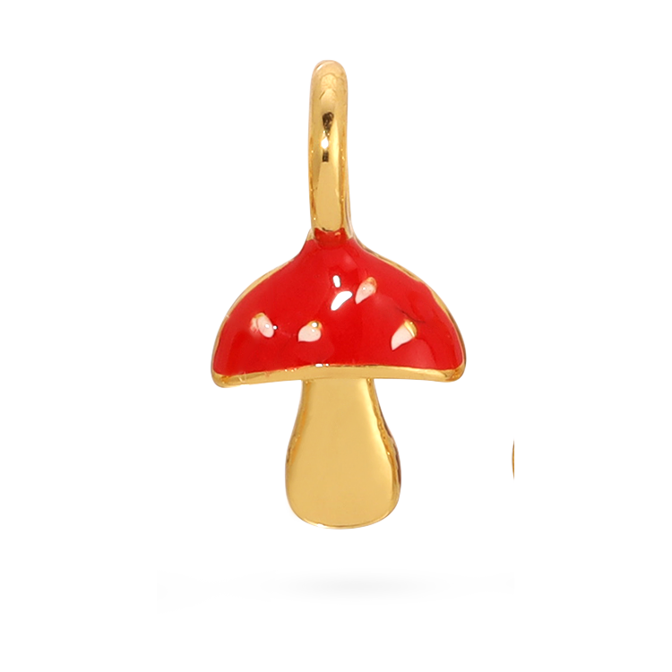 Charm Garden Gold Mushroom