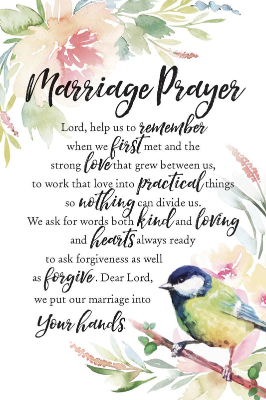 Marriage Prayer Wood Plaque