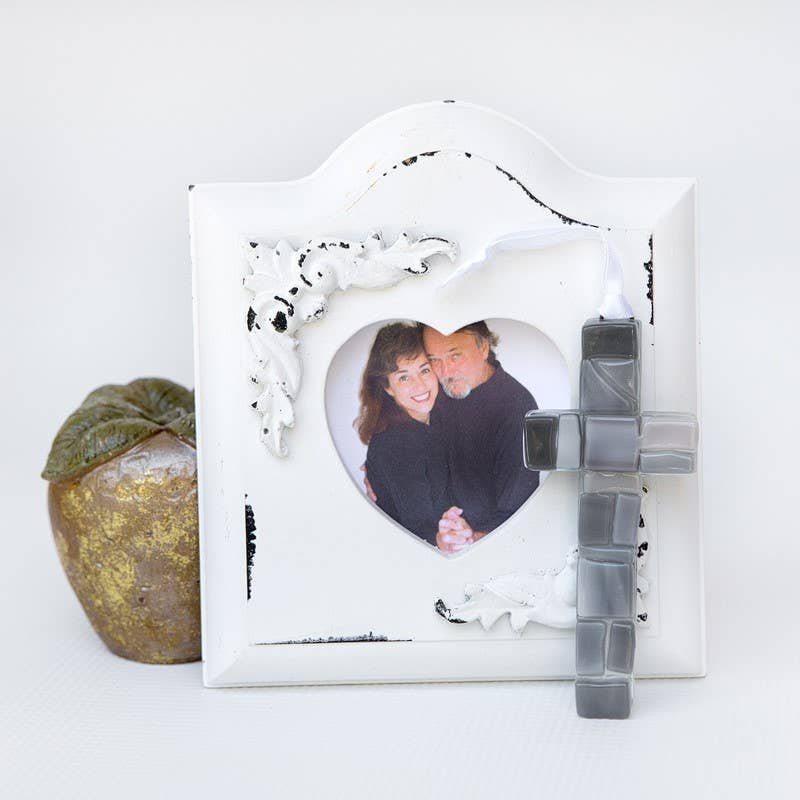 Wedding Anniversary Gift USA Handmade Glass Cross