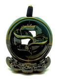 Round Ceramic Back Flow Burner